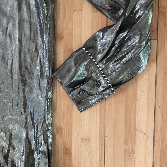 J. Crew Silk Metallic Top - Picture 4 of 8